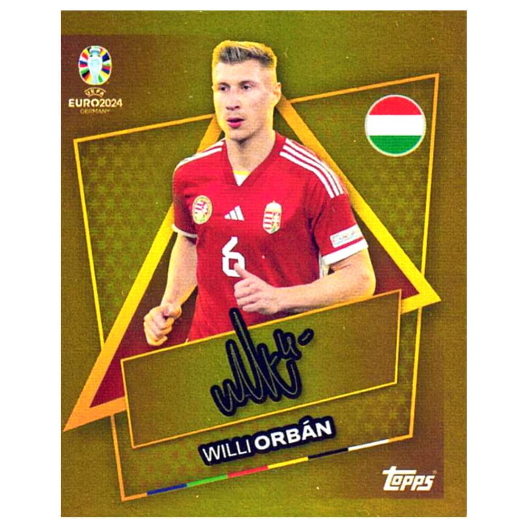 Topps UEFA EURO 2024 Fußball EM Sammelsticker - Gold Signature Sticker - Willi Orban