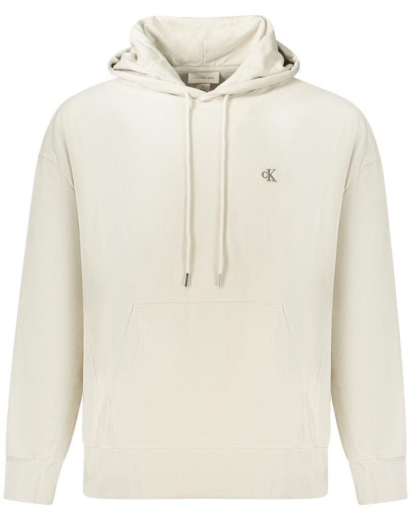 Calvin Klein Herren-Sweatshirt Mit Zip, Beige Produktbild 