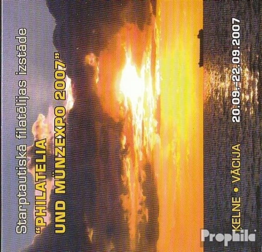 Briefmarken Lettland 2007 Mi 699MH (kompl.Ausg.) Markenheftchen mit 4x 699D postfrisch Leuchtturm