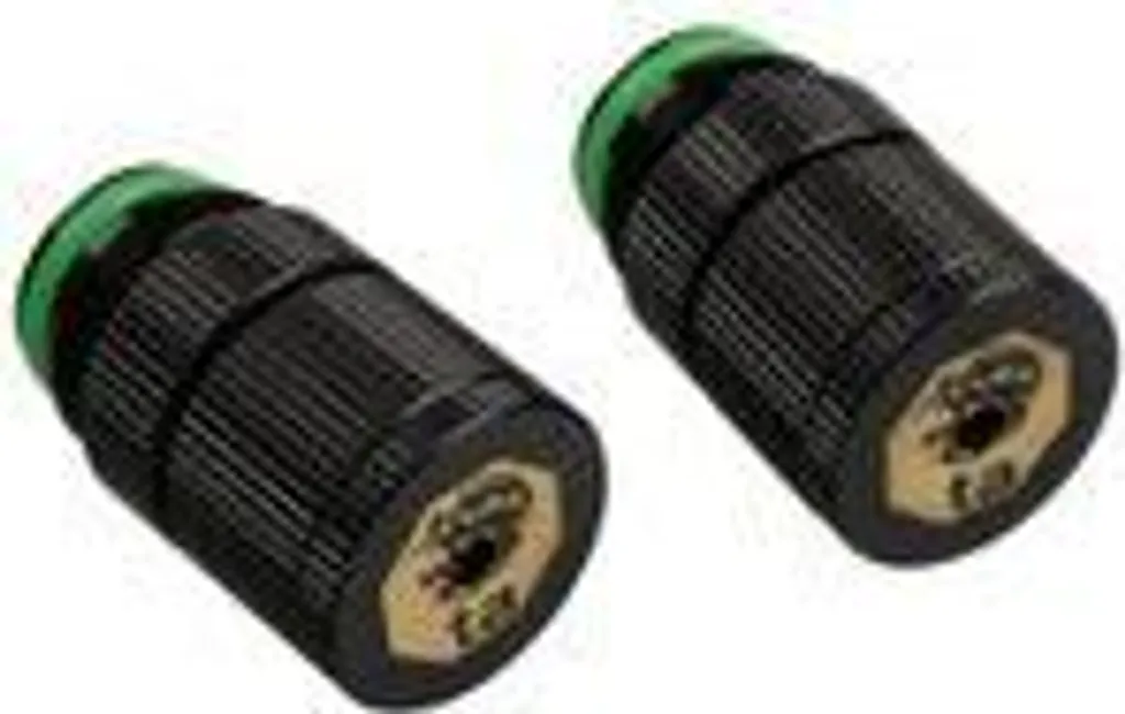 Sortie d'eau G1/4 mâle Bitspower Touchaqua Noire en pack de 2 unités