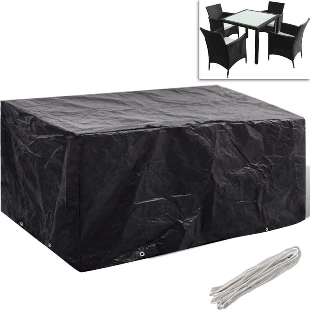 Copri Mobili da Esterno 180x140x90 cm The Living Store con 8 Occhielli