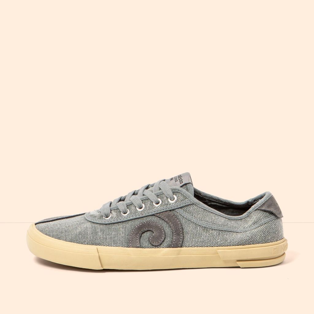 El Naturalista Schuhe Uni N5953 WASHED Baumwolle GREY/TEKO Farbe Grau