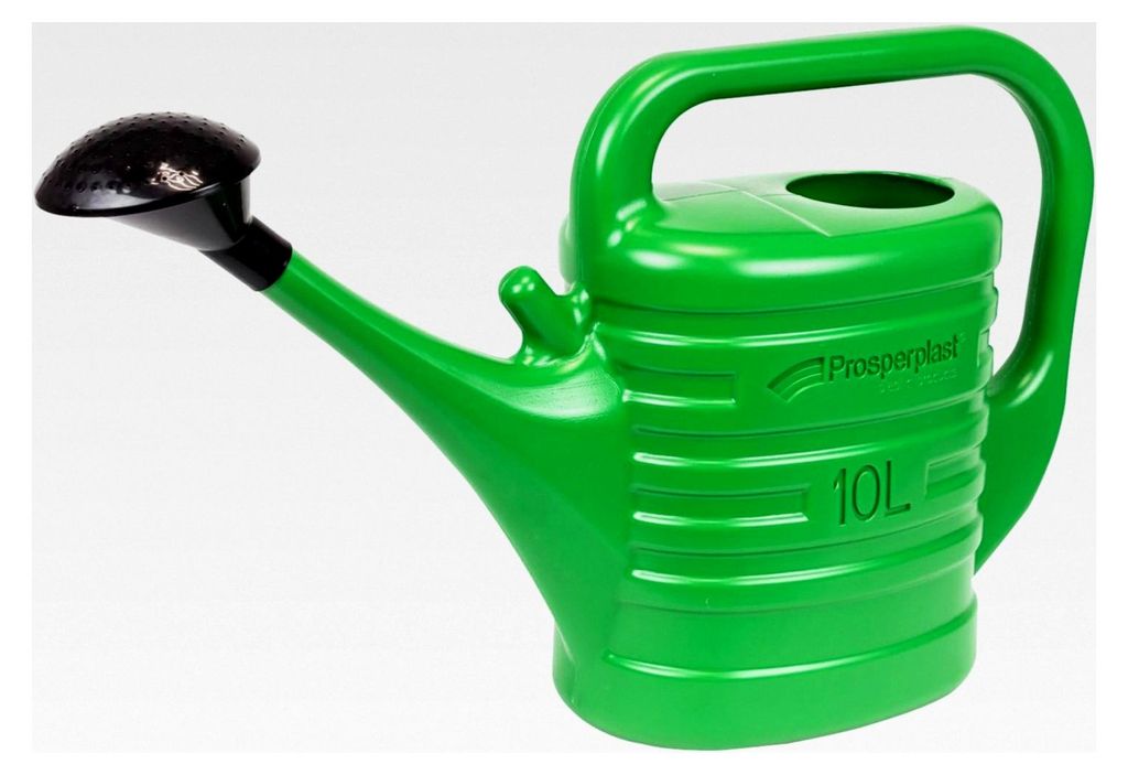 Gießkanne 10 Liter mit Brause und abnehmbarer Tülle in matten Farben