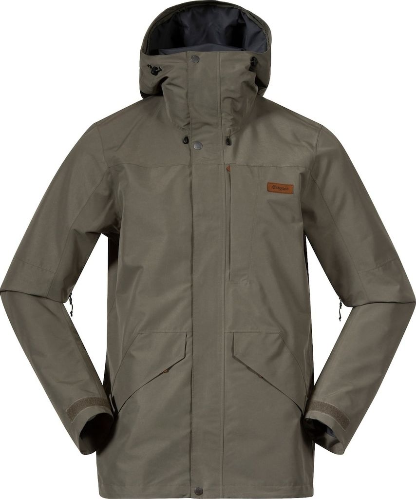 Bergans Herren Nordmarka 2L Regenjacke Green Mud XL