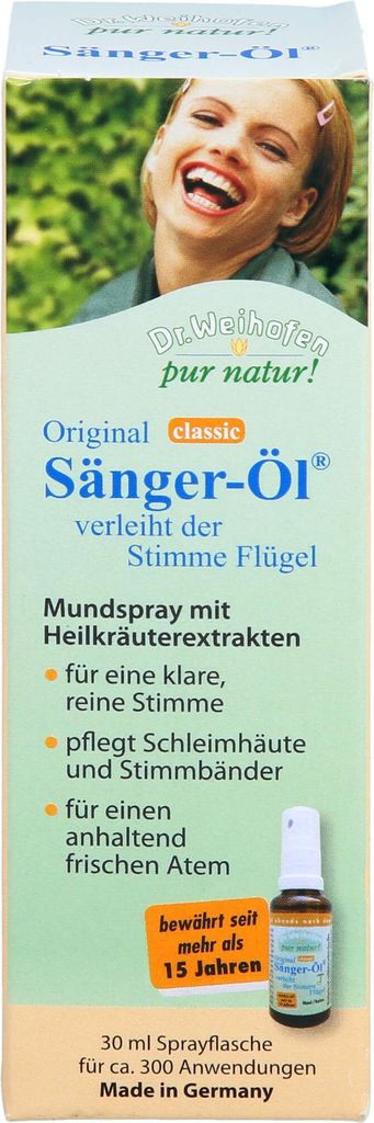 Sänger-öl Dr.Weihofen pur natur Sprühflasche 30 ml Produktbild 