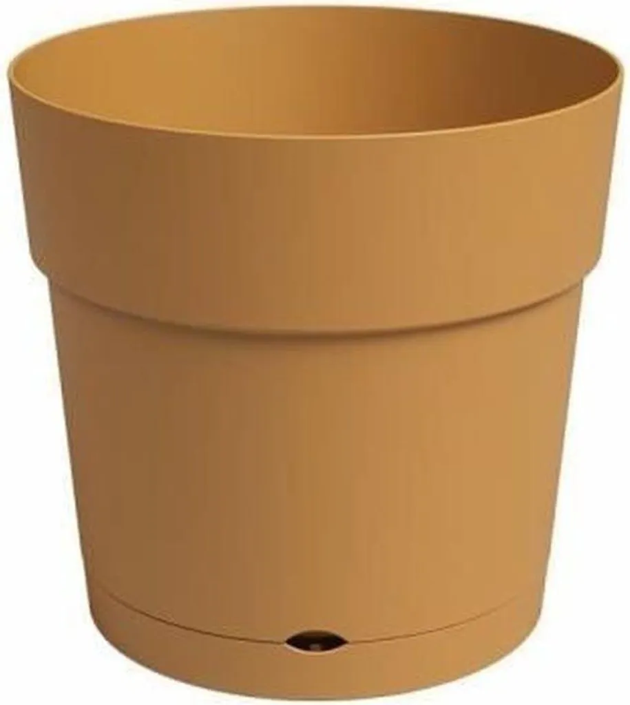 Jardinière Artevasi Ø 40 cm Jaune - Résistant UV et design moderne