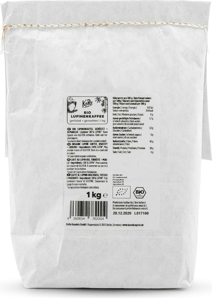 KoRo |Lupinenkaffee 1 kg Produktbild 
