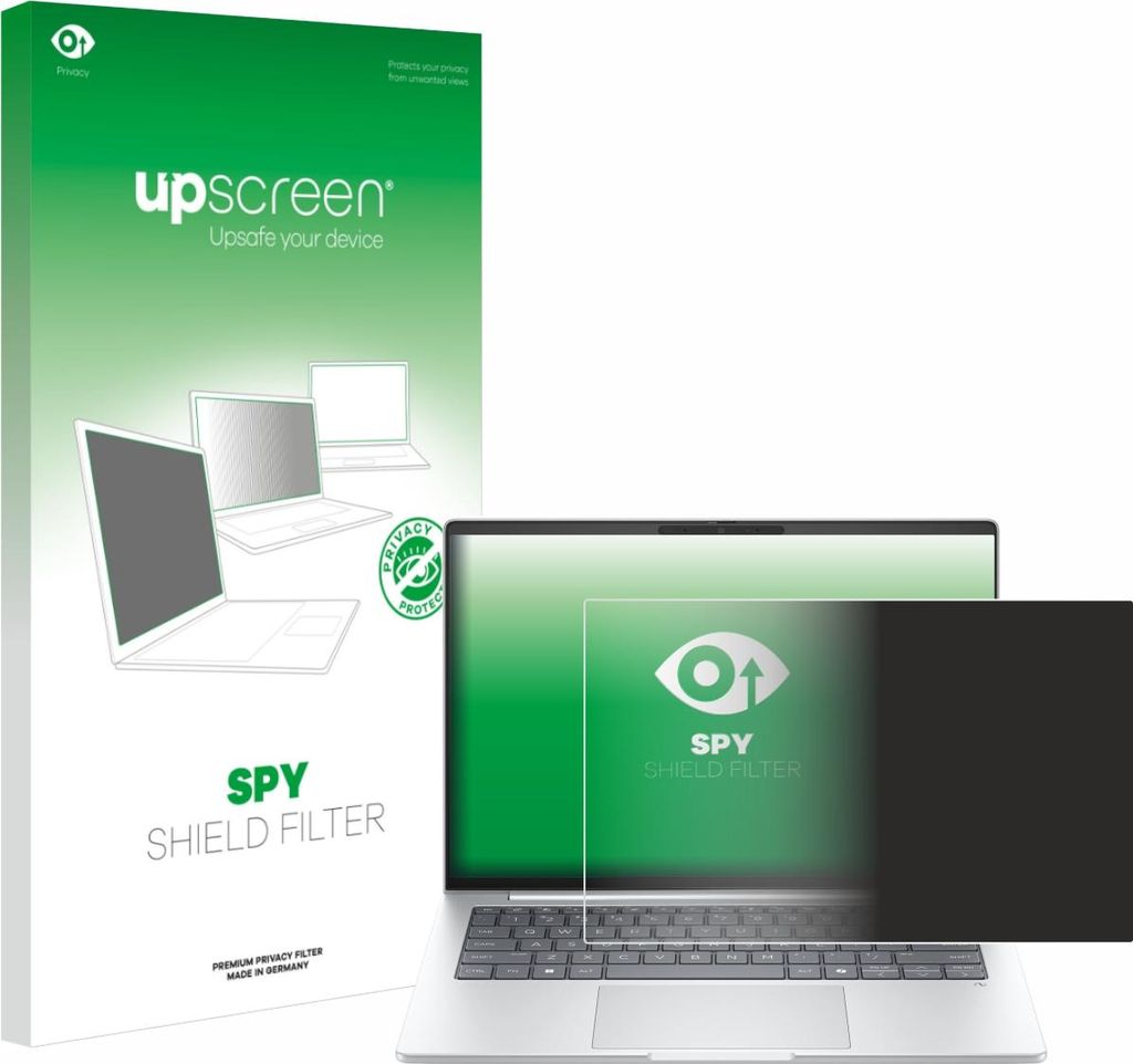 upscreen Blickschutzfilter für HP EliteBook 8 G1i 14" Anti-Spy Privacy Filter Sichtschutz Blaulicht-Schutz