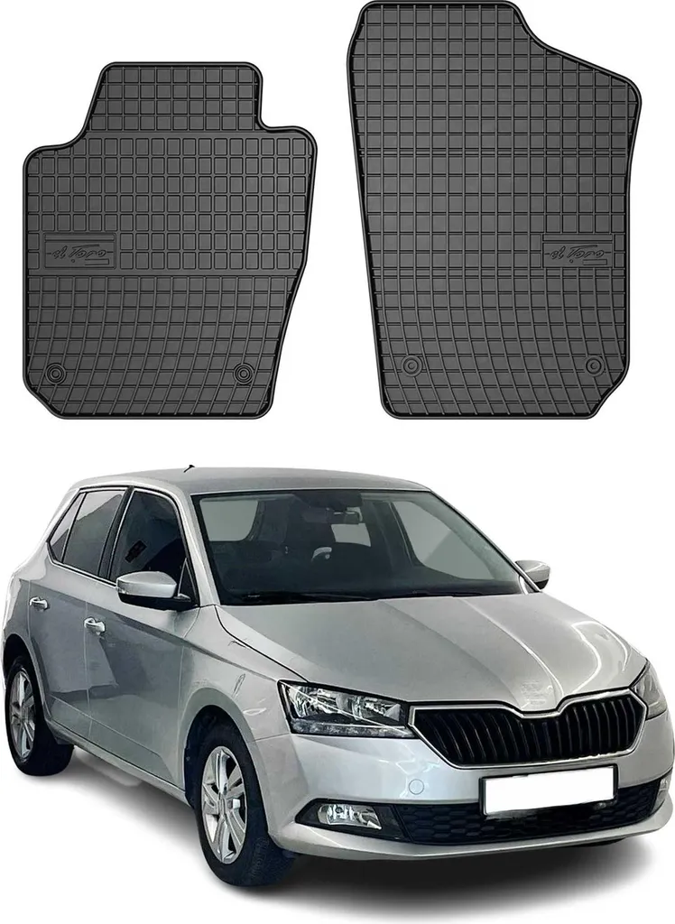 Offerta Tappetini Gomma Skoda Fabia Van 14-21 - Neri e Resistenti