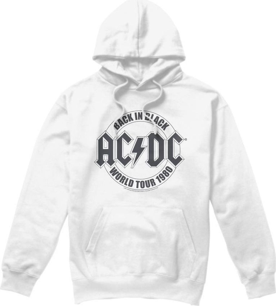 AC/DC - "Tour" Kapuzenpullover für Herren TV7314 (XL) (Weiß)