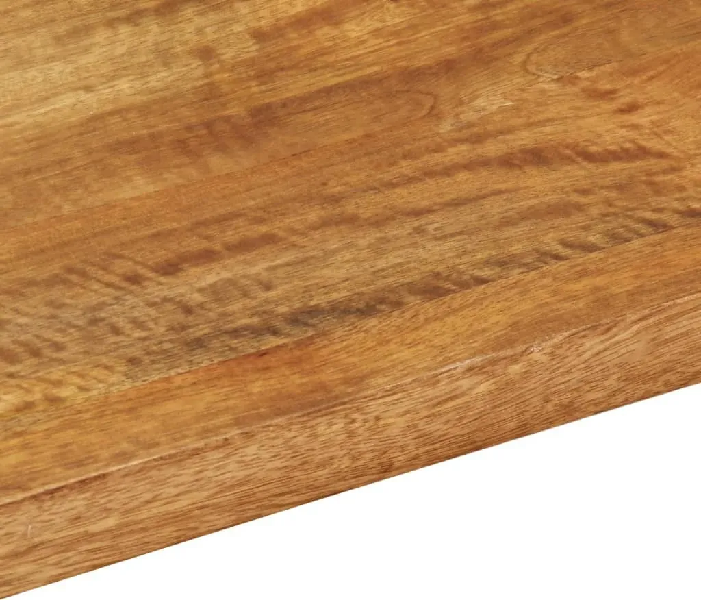 vidaXL Piano da tavolo 80x50x2,5 cm rettangolare in legno massiccio di mango - 6