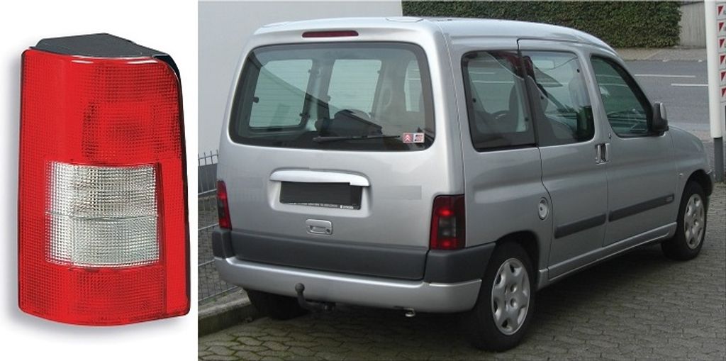 Feu arrière gauche Peugeot Partner, Citroen Berlingo Image du produit 
