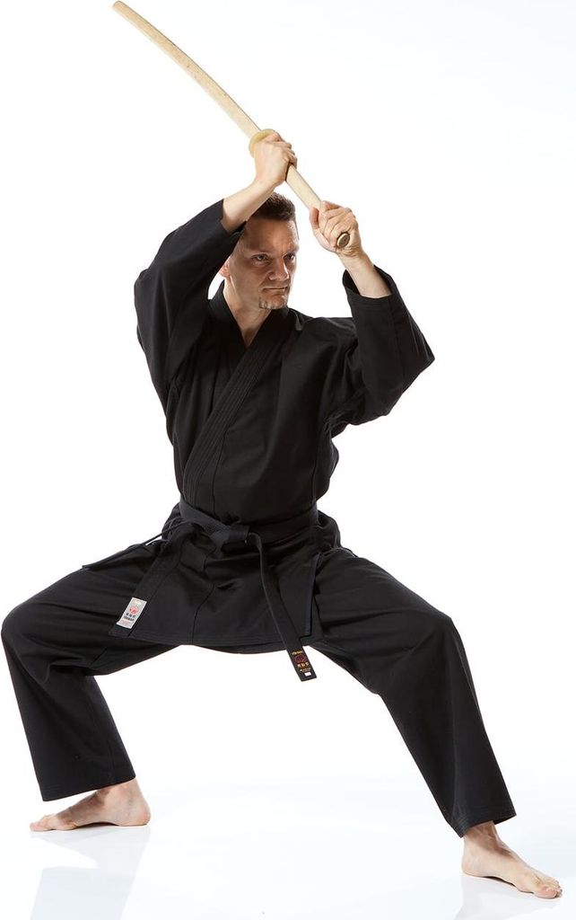 KARATE GI, TOKAIDO BUJIN KURO, 14oz Karateanzug schwarz - Größe 150 cm (2.0)
