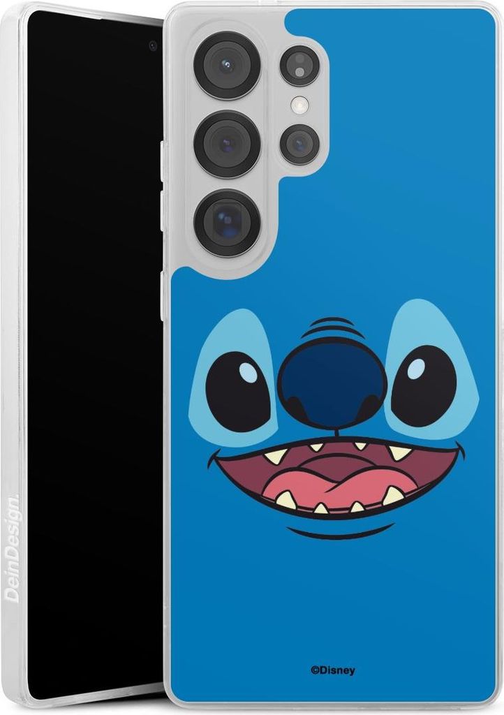 DeinDesign Slim Hülle für Samsung Galaxy S25 Ultra Silikon Case Ultra Dünn Handyhülle Disney Offizielles Lizenzprodukt Lilo & Stitch