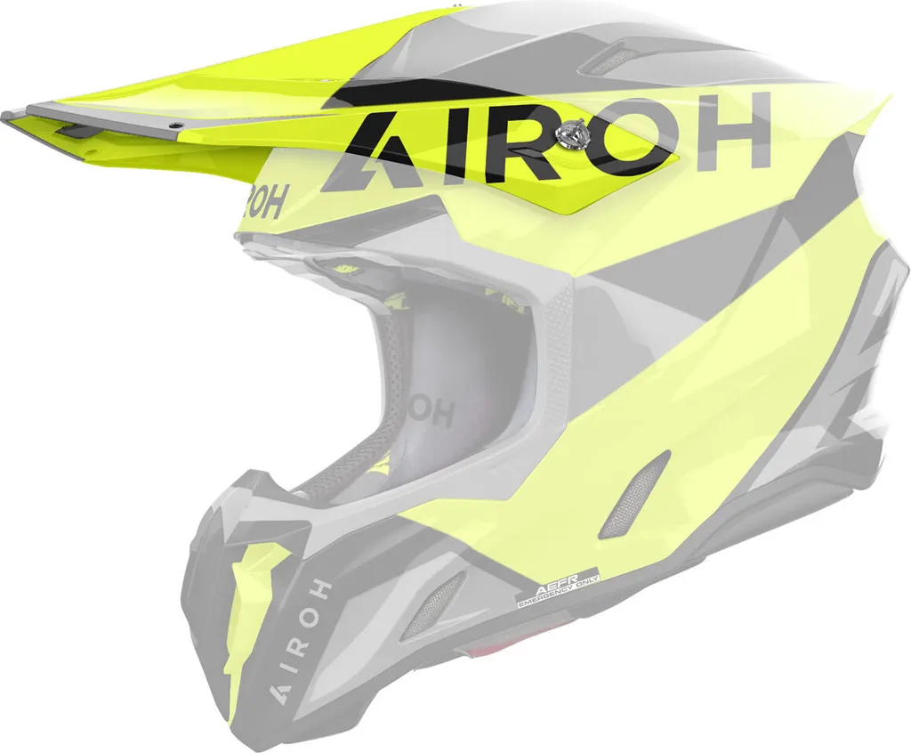 Visière Pare-brise Airoh Twist 3 King Jaune - Accessoire Casque Cross