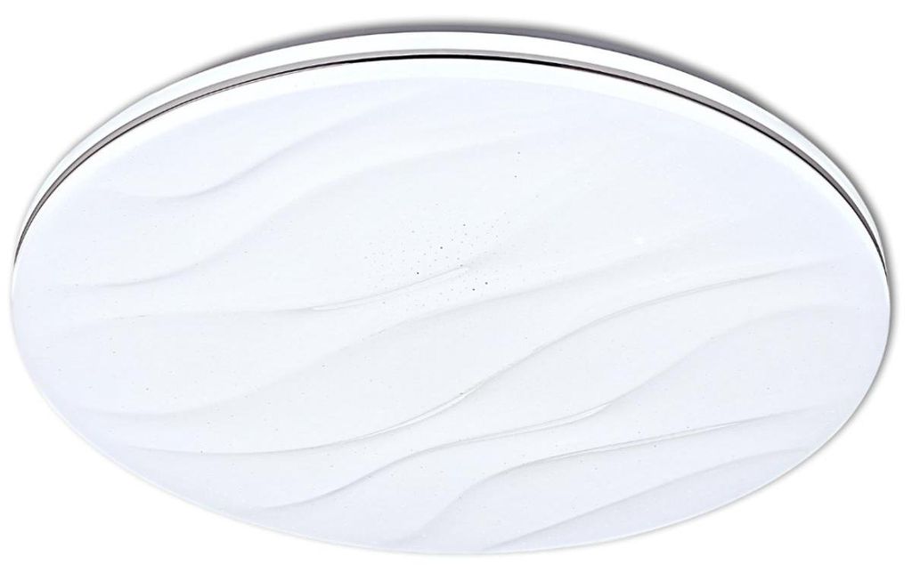 Plafon LED okrągły z pilotem DESERT biały chromowany 72W Zdjęcie produktu 