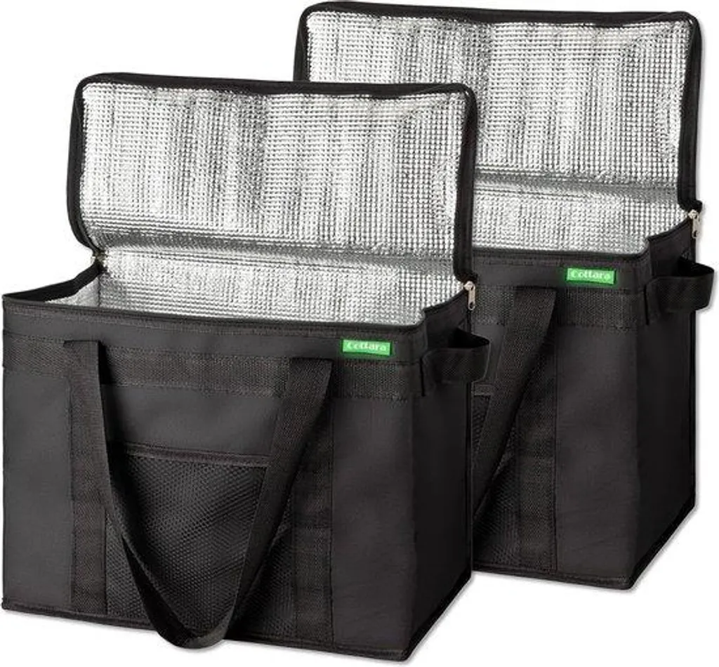 Grand sac isotherme repas lot de 2 glacière souple portable haute densité
