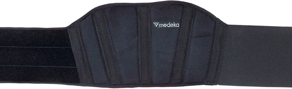 Soulager le Mal de Dos à Moto avec la Ceinture Modeka 6016 Noire L