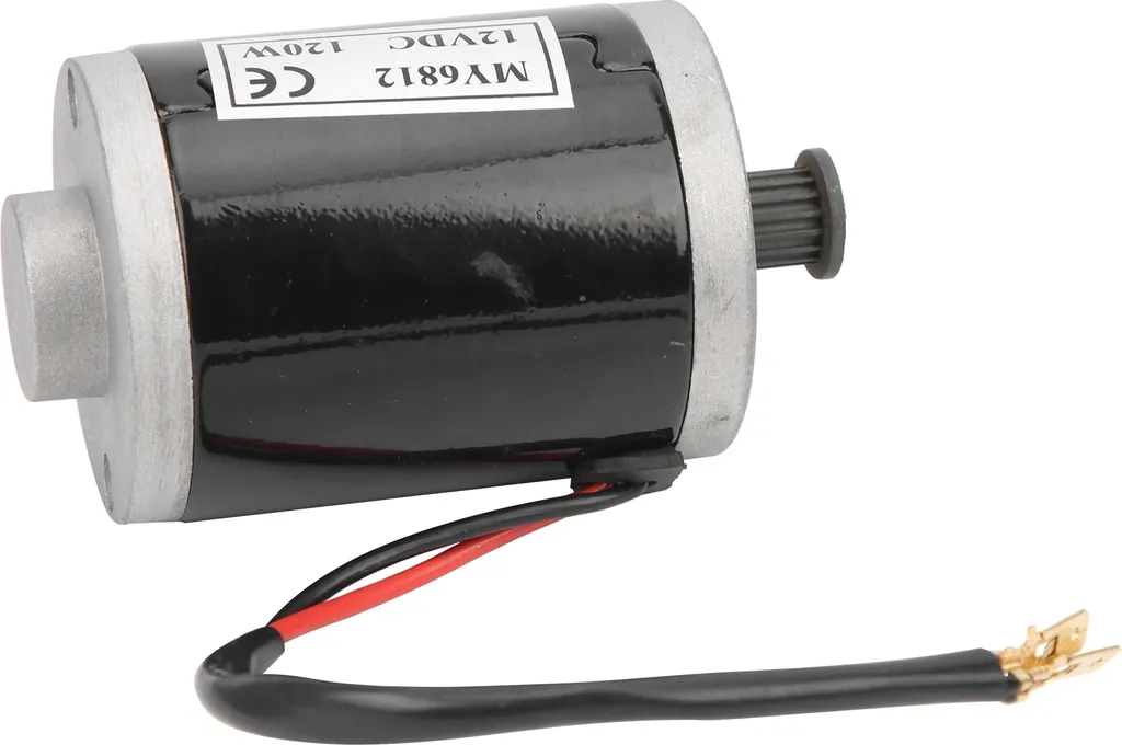 Moteur 12V 120W haute efficacité avec poulie de courroie pour scooter