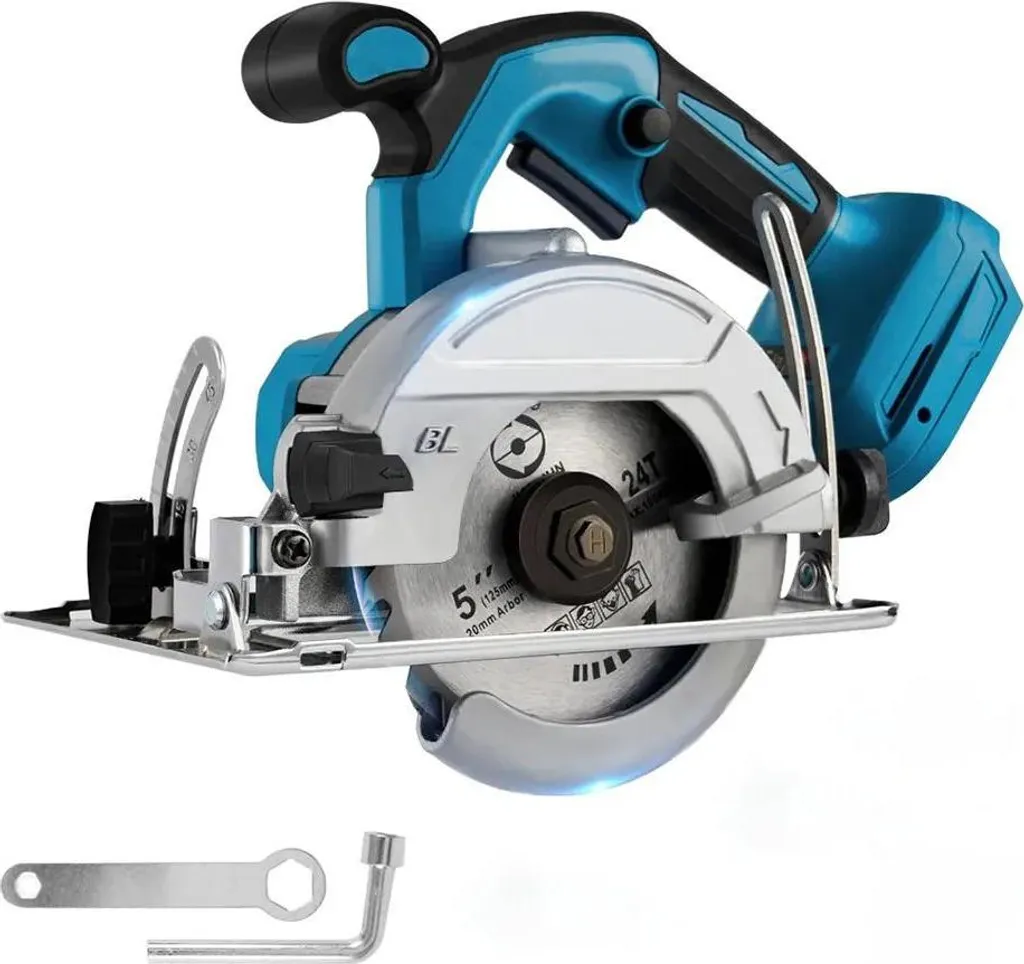 Sega circolare, lama da 125 mm, motore brushless, senza batteria