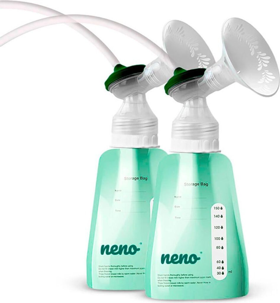 Neno Set Beutel Zum Einfrieren Und Aufbewahren Von Muttermilch Durchsichtig Durchsichtig One Size