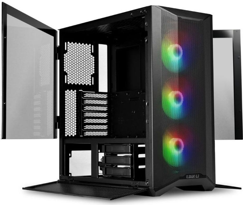 Lian Li LANCOOL II Mesh C RGB Tempered Glass Black Edition Produktbild 