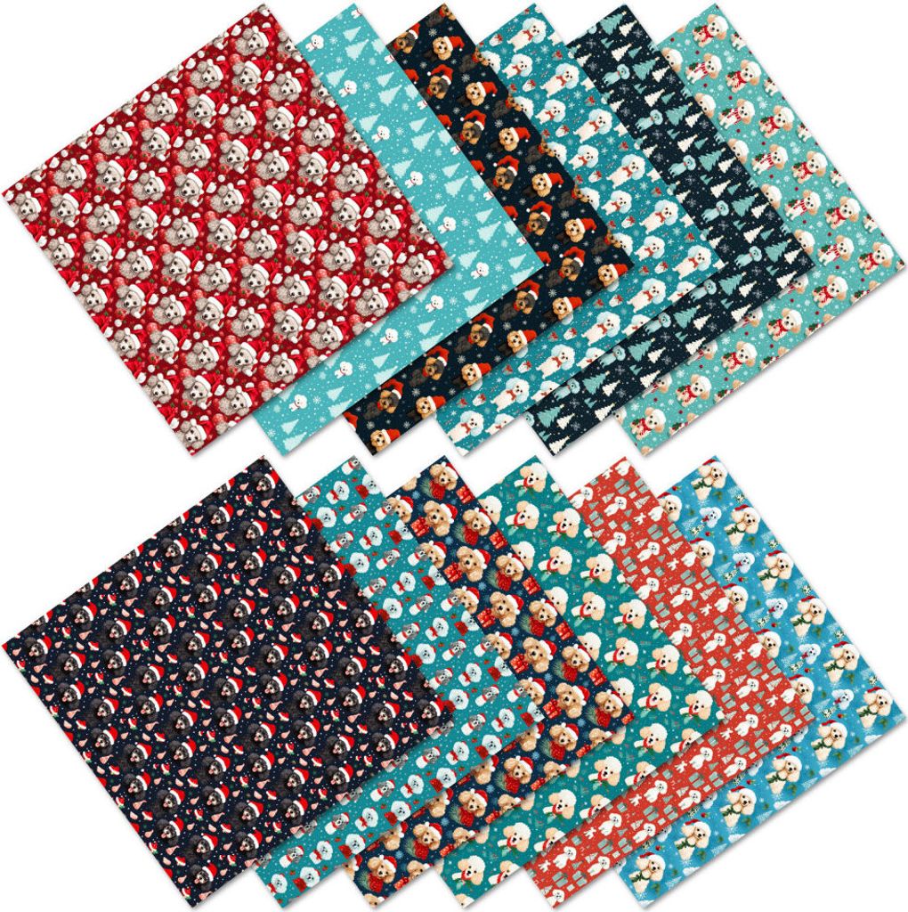 33 Blatt 12 Designs Scrapbook-Papier, 15cm Bunter Produktbild 