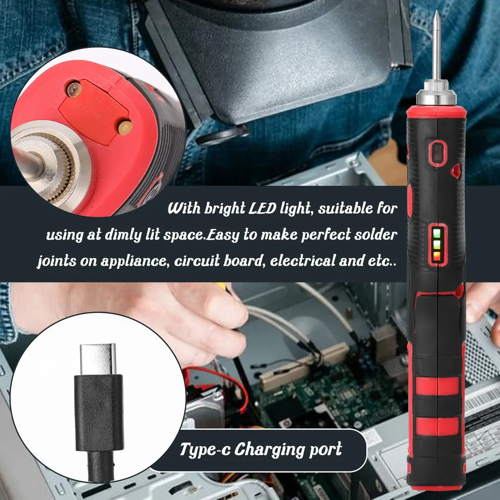Fer à souder pour électronique sans fil rechargeable idéal modélisme