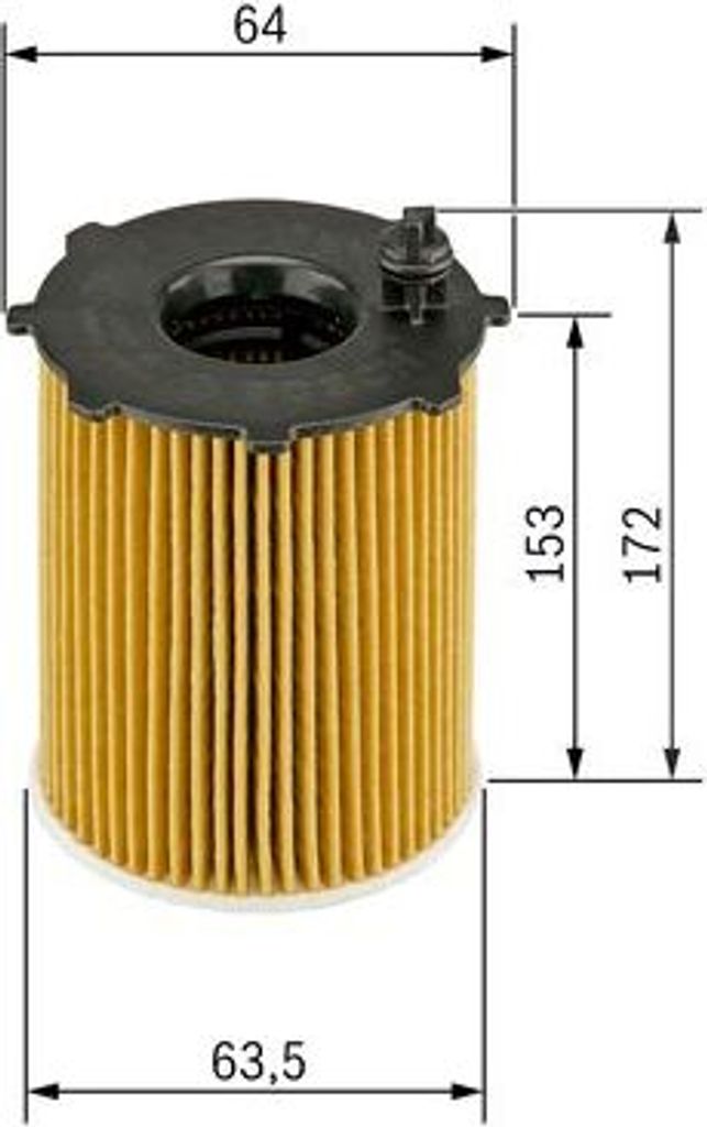 Bosch Ölfilter  F 026 407 072 Produktbild 
