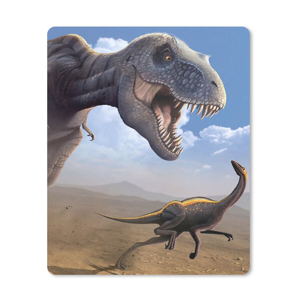 MuchoWow Mauspad Mousepad Dino - Wildlife - Zeichnung - Kinder - Kinder - Kinder 19x23 cm - Mousepads - Maus Mat - Pad - Mausunterlage - Mauspads...