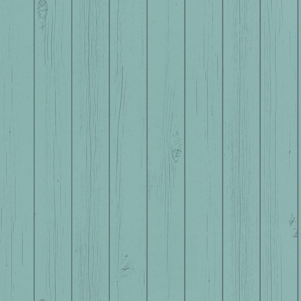 ESTAhome Tapete Holz-Optik Meeresgrün - 128855 - 53 cm x 10,05 m