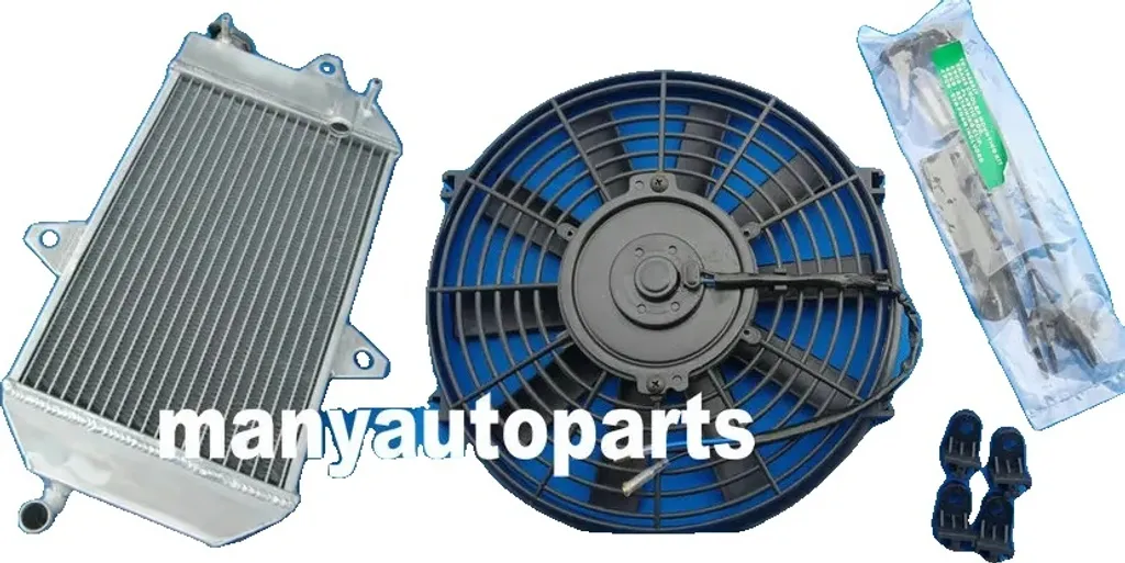 Radiateur alu à capacité de refroidissement améliorée et ventilation