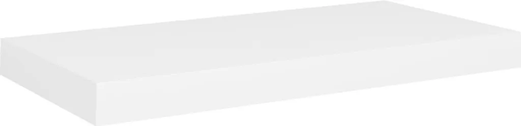 Scaffale Galleggiante Bianco MDF 50 cm - Mensola Sospesa Design Moderno
