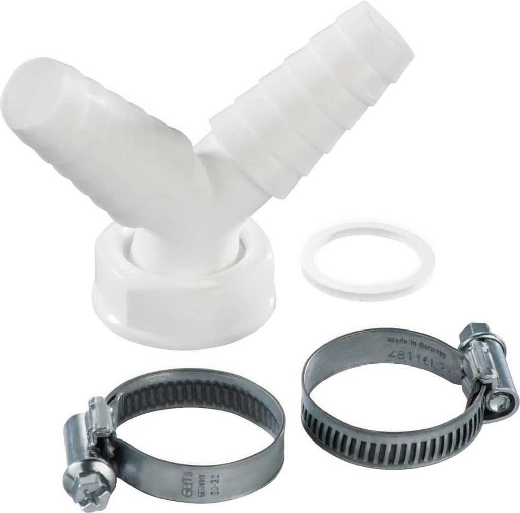 Xavax 00220738, Schlauchanschluss, Kunststoff, Weiß Produktbild 