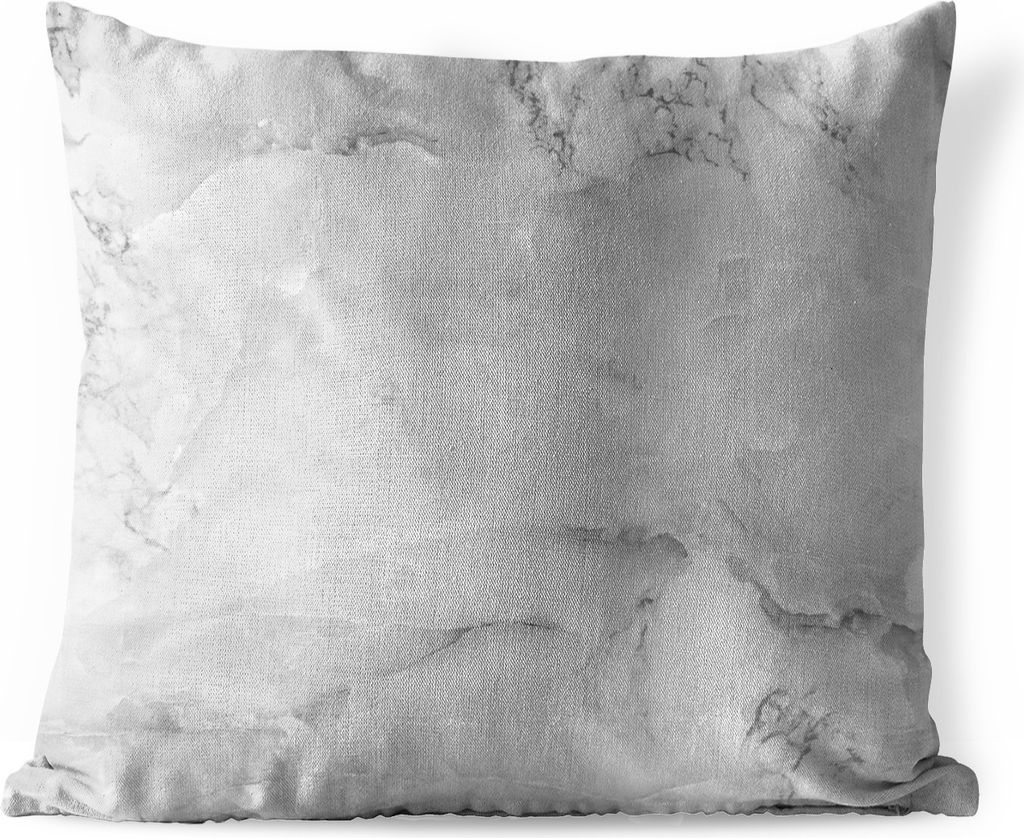 MuchoWow® Outdoor Kissen - Marmor - Chic - Textur - Weiß - Produktbild 
