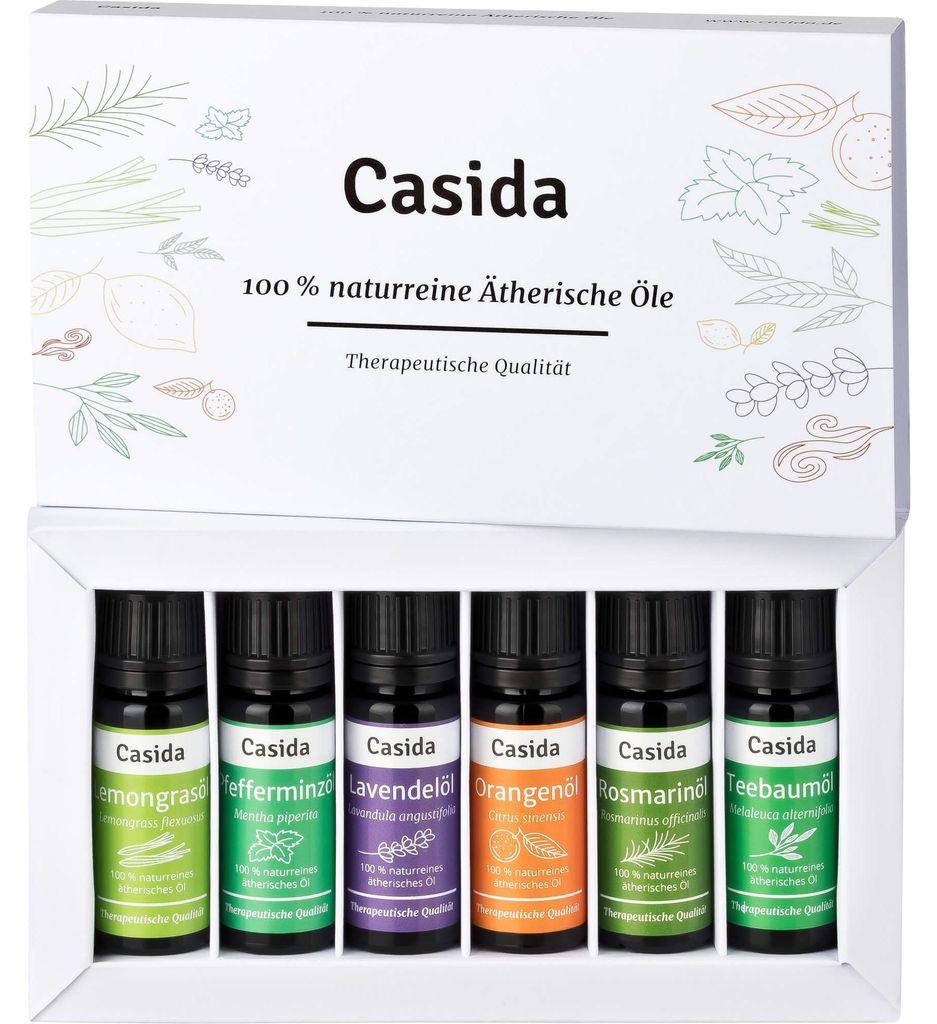 Casida 100 % naturreine 6 verschiedene ätherische Öle, 60 Produktbild 