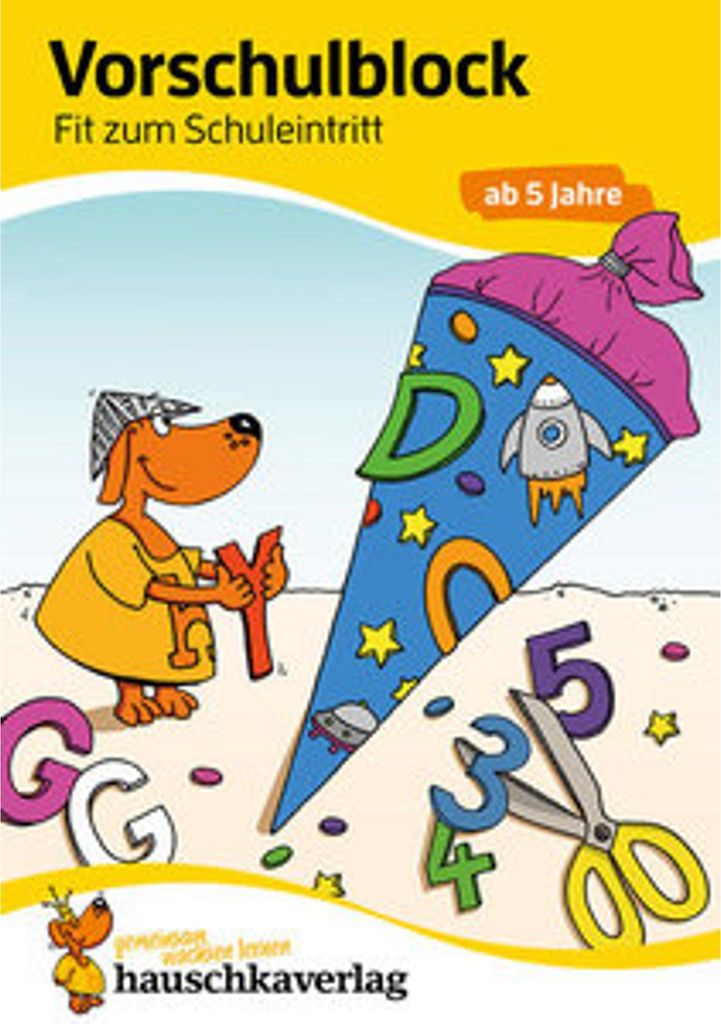 Hauschka Verlag Vorschulblock - Fit zum Schuleintritt ab 5 Jahre