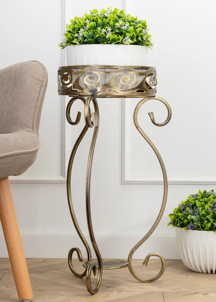 Panier à fleurs Fiorina en métal : Solution Déco pour Petits Espaces - 8