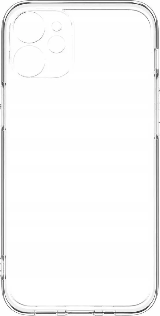 Coque silicone SPACECASE Clear Case pour iPhone 12 Mini Transparent