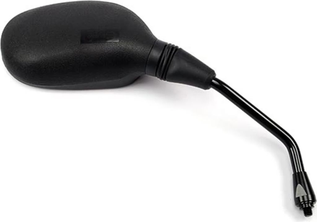 HERT rechter Spiegel schwarz oval 130x86mm Gewindesteigung 8x1.25 für APRILIA