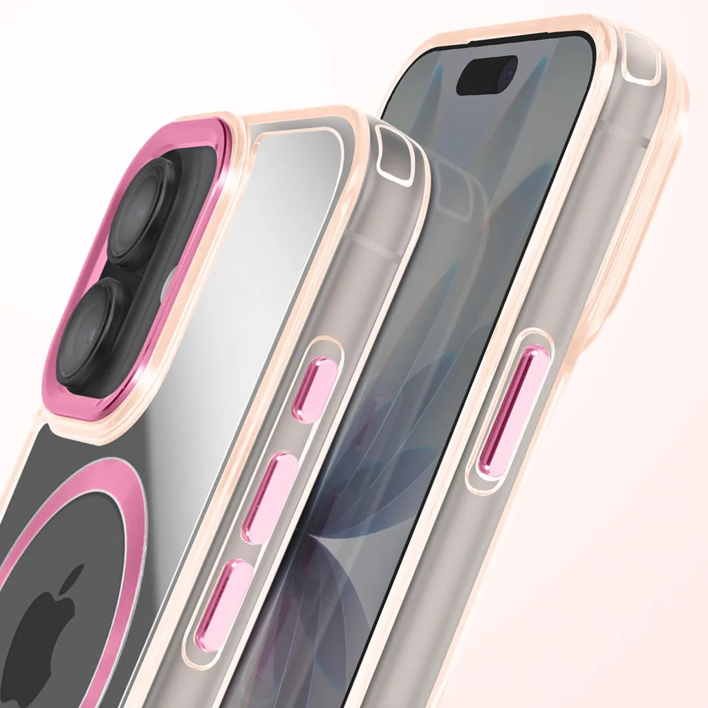Custodia Avizar iPhone 17 MagSafe Oro Rosa - Sicura e Bellissima - 4