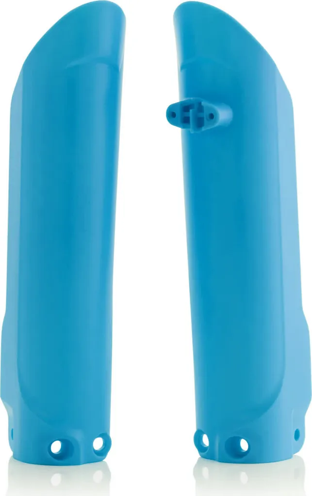 Couvre-fourche moto ACERBIS bleu : protections robustes en plastique