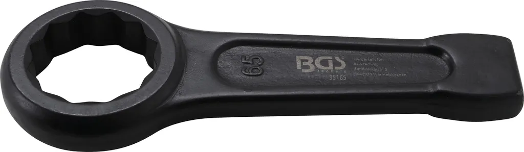 BGS 35165 Clé polygonale à chocs SW 65 mm en acier forgé haute qualité