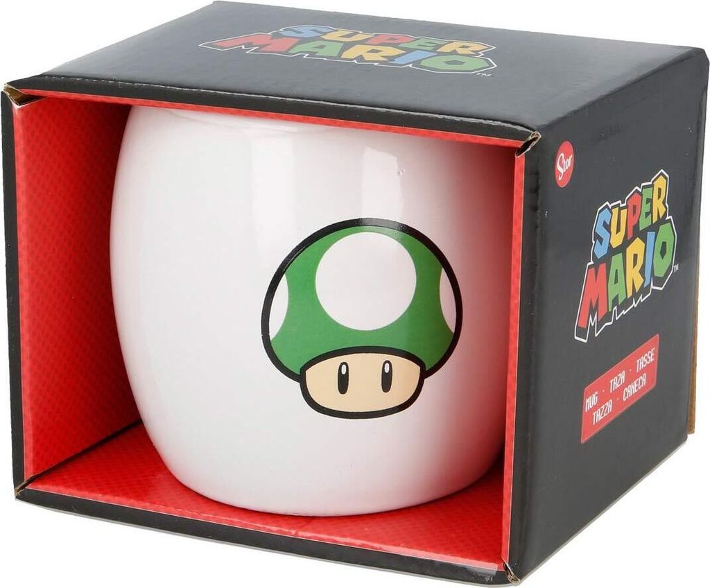 Tasse avec boîte Super Mario 1-UP en céramique 360 ml Image du produit 