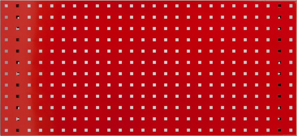 Lochwand, L987 x B456 mm, Verkehrsrot (RAL 3020)