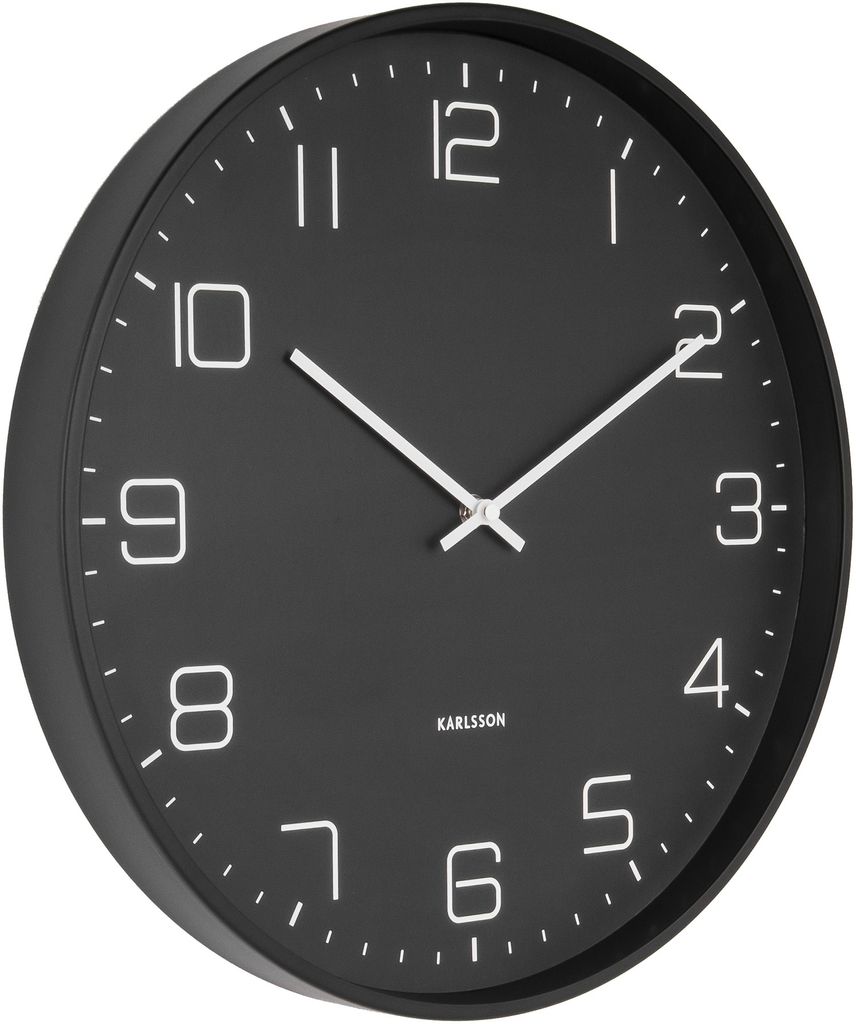 Wanduhr, modern - Karlsson Modell: KA5751BK Zdjęcie produktu 