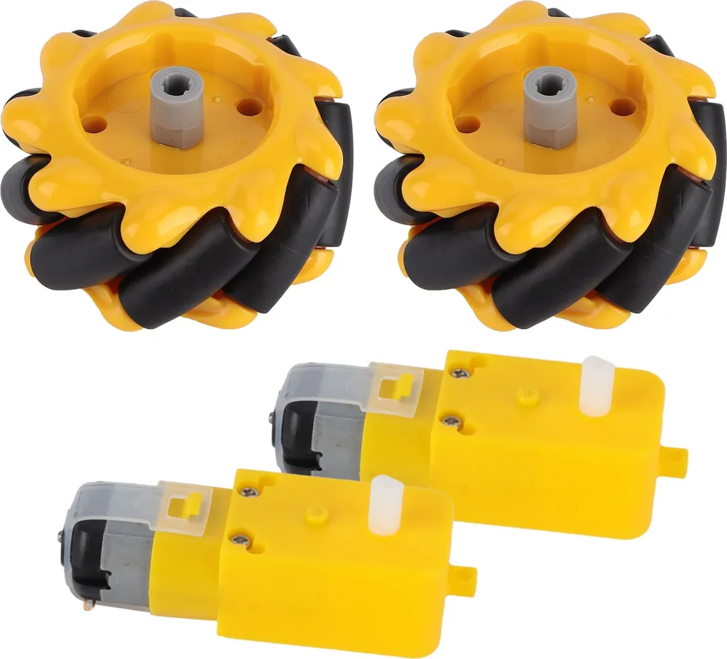 Ruota Mecanum per TT Motor Geared Smart Robot Car Parts Accessori DIY Toy Components 60 mm - 5