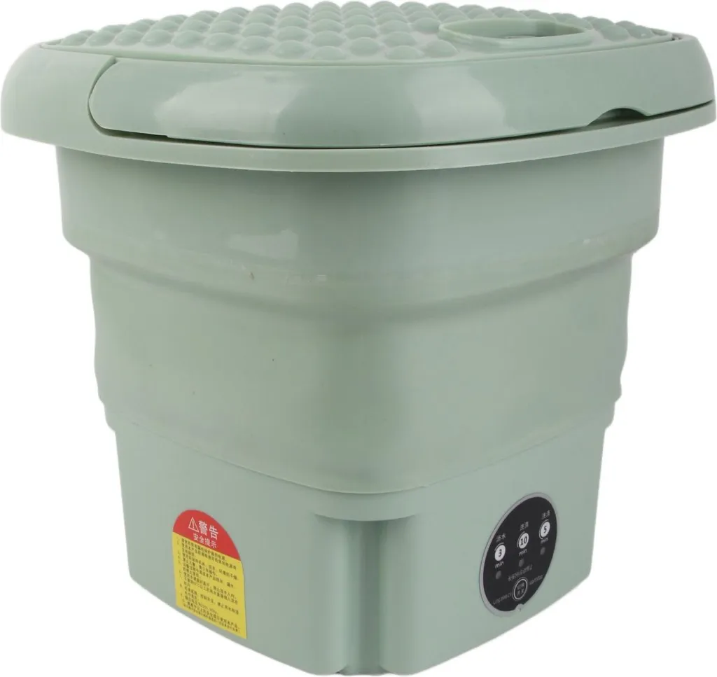 Lave-linge Portable Pliable Petit Format Idéal Camping et Étudiants - 6