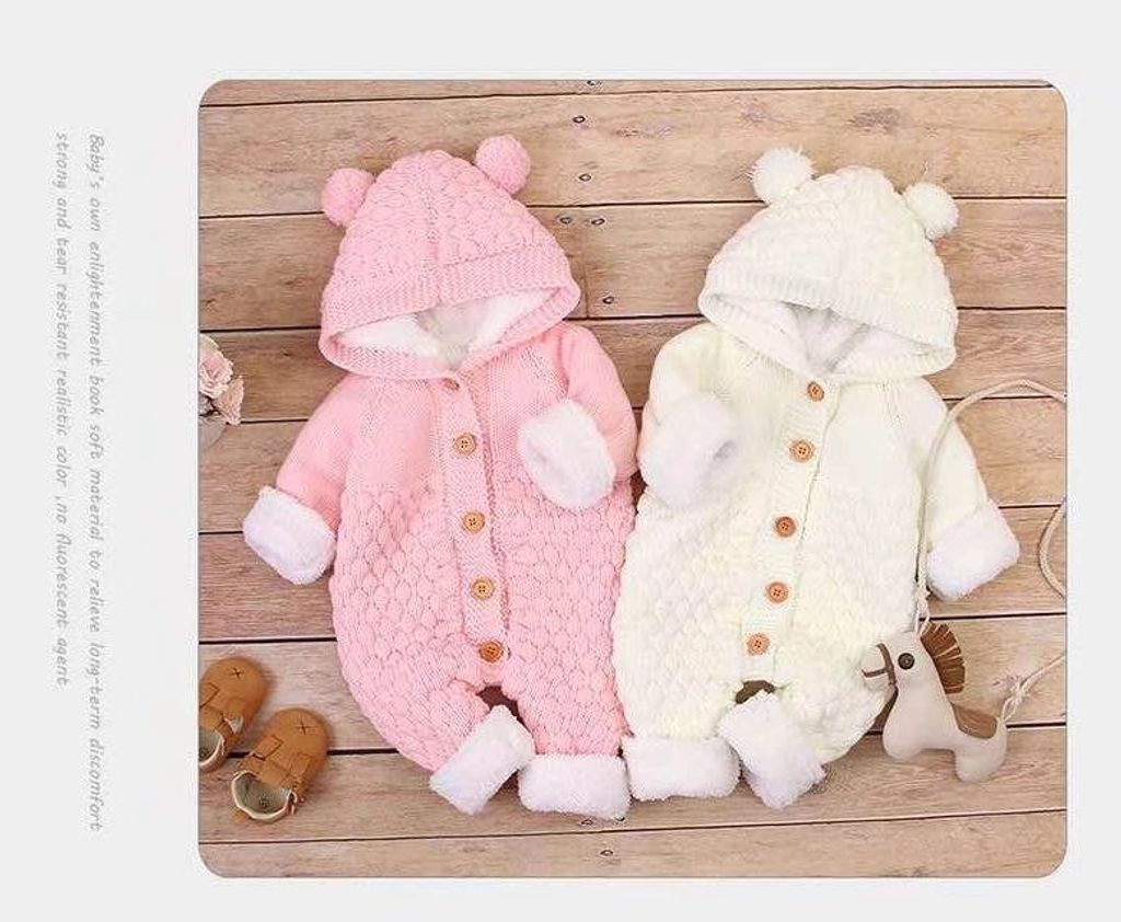 Jhaoyu Neugeborenes Baby Mädchen Strampler Cord Ov Produktbild-Vorschau 9