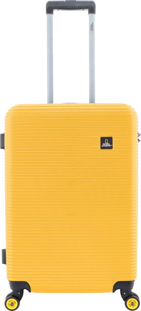 Mittelgroßer Rollen Trolley 70 Li Koffer Gelb 67 cm Nat Geo bei Bowatex
